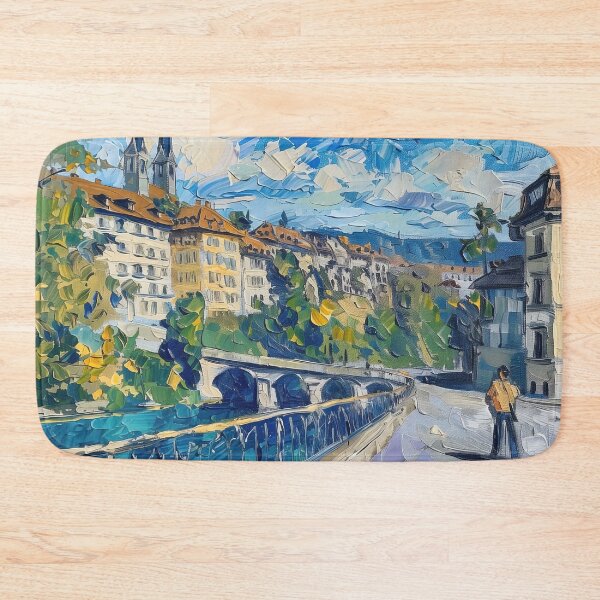 Item preview, Bern | Painting in the style of Vincent van Gogh designed and sold by ComicsFactory.