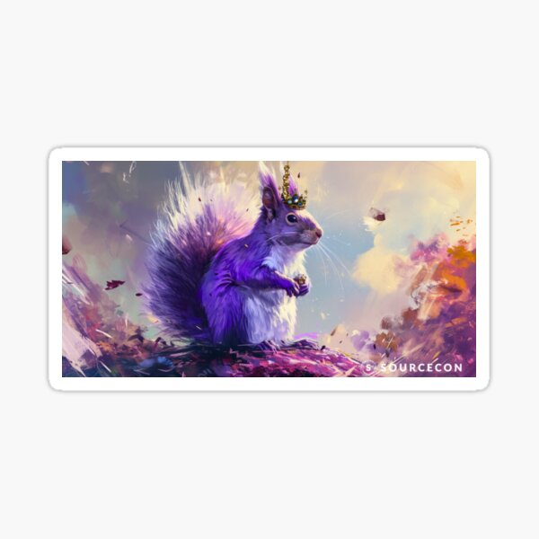 Item preview, The Purple Squirrel King designed and sold by sourcecon.