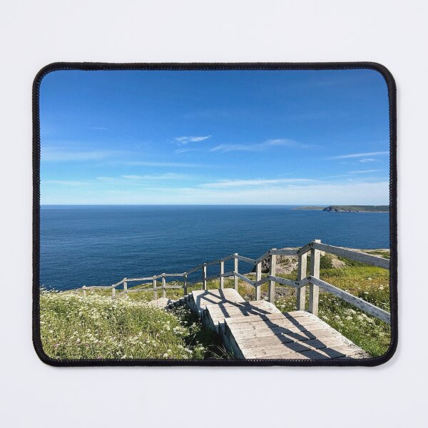 Item preview, Stairs to the ocean - dreamy summer landscape designed and sold by ClarissaFlora.