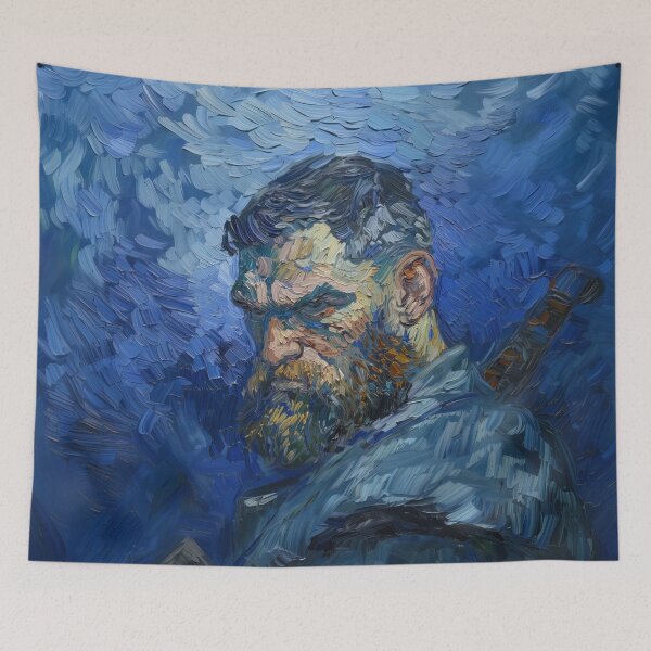 Item preview, Berserker | Painting in the style of Vincent van Gogh designed and sold by ComicsFactory.