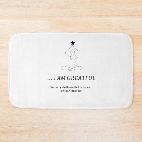Item preview, I am grateful motivation quote designed and sold by Missmv.