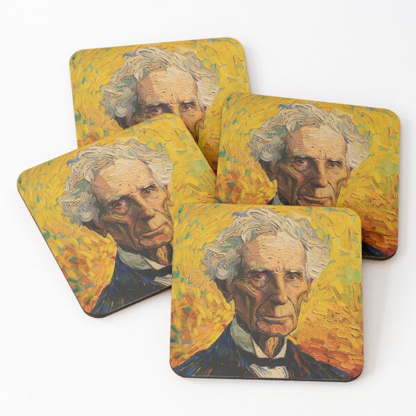 Item preview, Bertrand Russell | Painting in the style of Vincent van Gogh designed and sold by ComicsFactory.