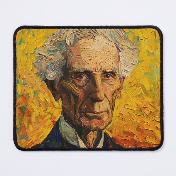 Item preview, Bertrand Russell | Painting in the style of Vincent van Gogh designed and sold by ComicsFactory.