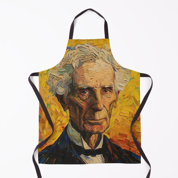 Item preview, Bertrand Russell | Painting in the style of Vincent van Gogh designed and sold by ComicsFactory.