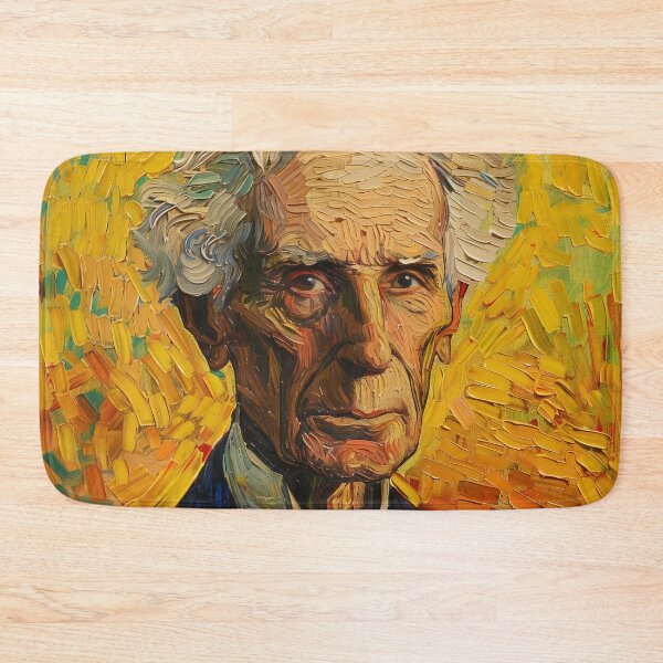 Item preview, Bertrand Russell | Painting in the style of Vincent van Gogh designed and sold by ComicsFactory.