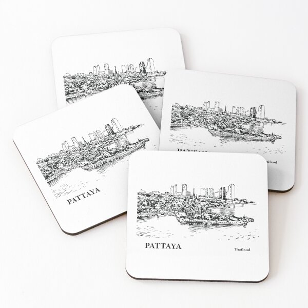 Artikelvorschau, Pattaya Thailand entworfen und verkauft von Lakeric Cityscapes.