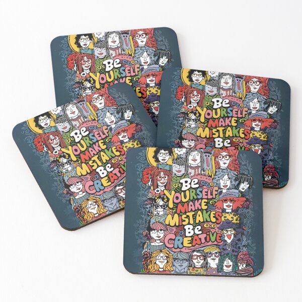Item preview, Be yourself, make mistakes and be creative  designed and sold by GestaltTees.