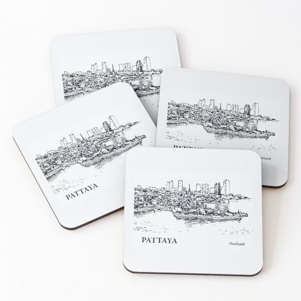 Artikelvorschau, Pattaya Thailand entworfen und verkauft von Lakeric Cityscapes.