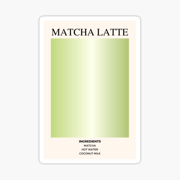 Item preview, Matcha Latte Minimalist Gradient Art designed and sold by GourguesPosters.