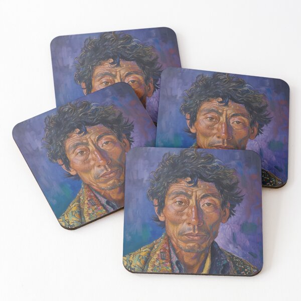 Item preview, Bhutanese man | Painting in the style of Vincent van Gogh designed and sold by ComicsFactory.