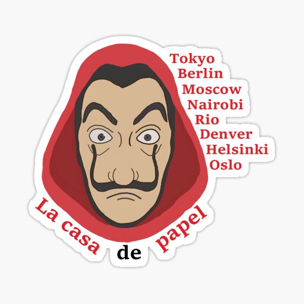 Item preview, Money Heist designed and sold by Marrascaud.