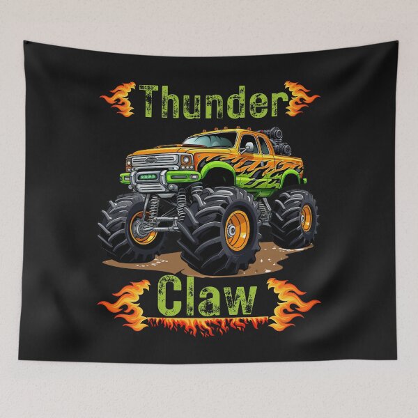 Item preview, Colorful Distressed Truck Thuder Claw designed and sold by AlienOccupation.