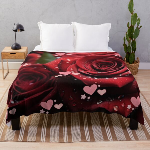 Item preview, Beautiful Red Rose With Heart happy valentine designed and sold by Printhubs123.