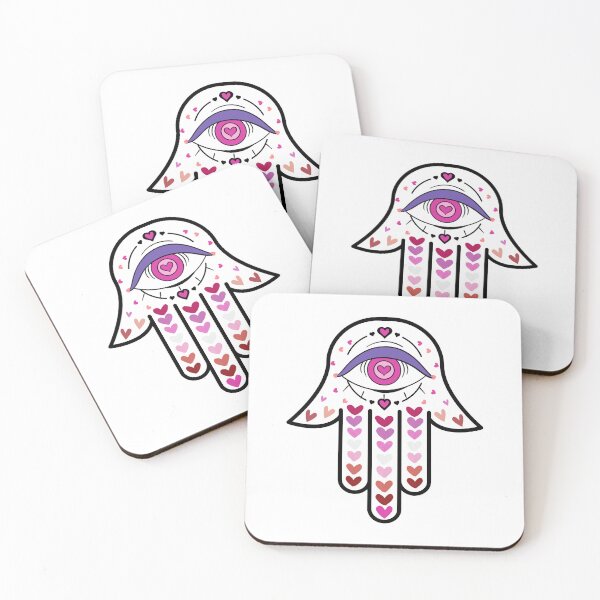 Item preview, Cute Heart Hamsa Hand  designed and sold by hamsasoul.