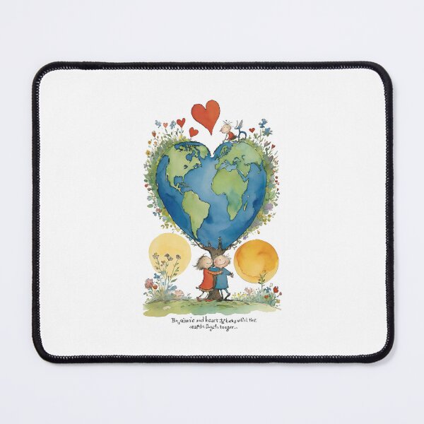 Item preview, Earth heart T-shirt Kids couple Earth Day Shirt Earth Shirt Environmental Shirt Environment Shirt Activist Shirt Save The Planet Aesthetic Clothes Tren  designed and sold by SweetTravels.