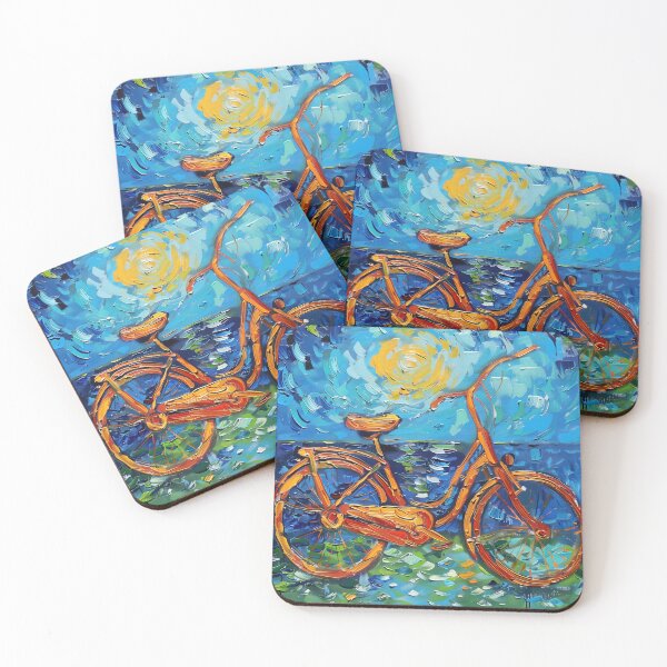 Item preview, Bicycle | Painting in the style of Vincent van Gogh designed and sold by ComicsFactory.