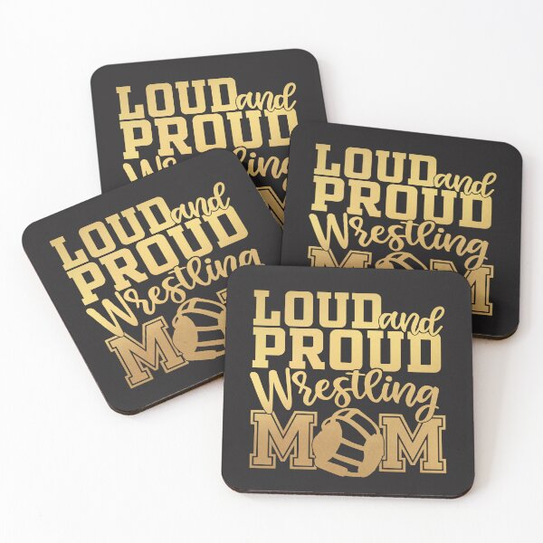 Item preview, Gold Loud and Proud Wrestling Mom designed and sold by AlienOccupation.