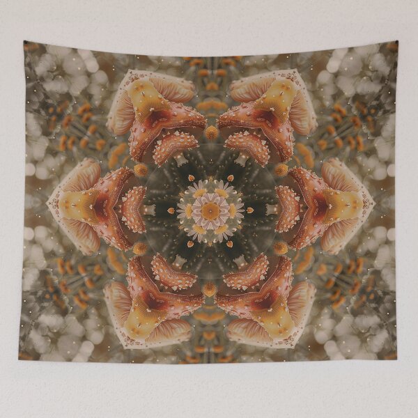 Item preview, Earthy Magical Botanicals and Mushrooms Kaleidoscope  designed and sold by wood burn corner.