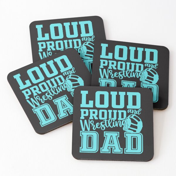Item preview,  Blue Loud and Proud Wrestling Dad designed and sold by AlienOccupation.