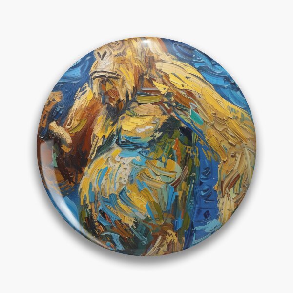 Item preview, Bigfoot | Painting in the style of Vincent van Gogh designed and sold by ComicsFactory.