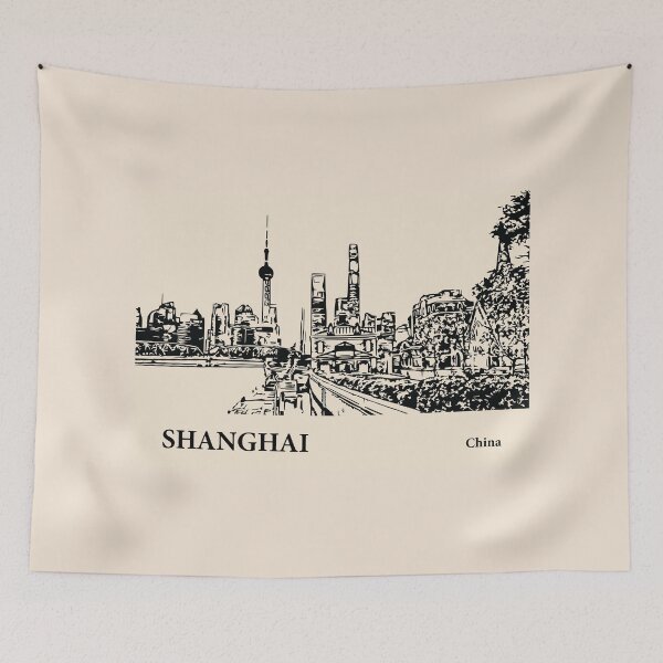 Item preview, Shanghai China designed and sold by Lakeric Cityscapes.