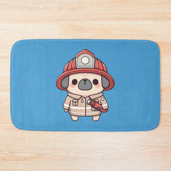 Item preview, Firefighter Pug designed and sold by UmbrellaStudio1.