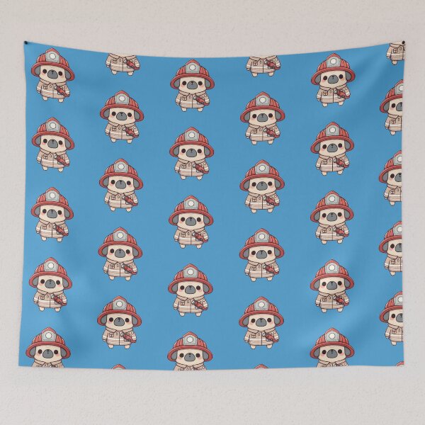 Item preview, Firefighter Pug designed and sold by UmbrellaStudio1.