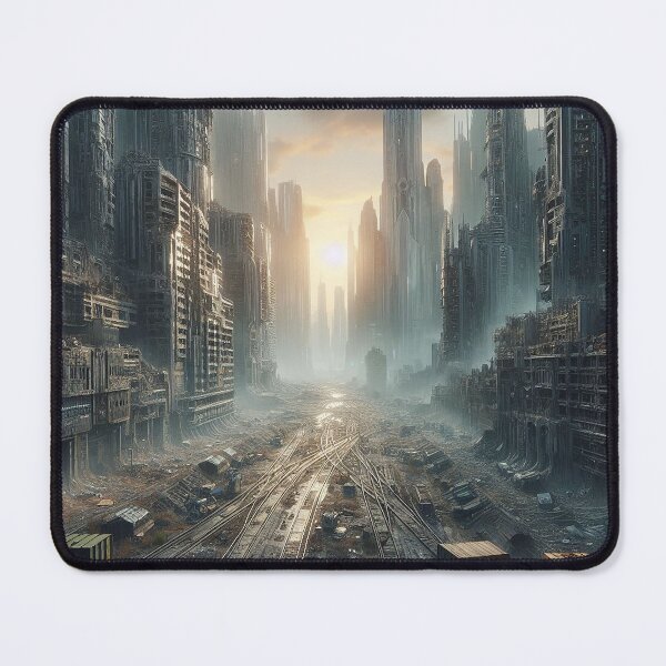 Item preview, Sunrise in the abandoned Metropolis designed and sold by Cerberus-Art.