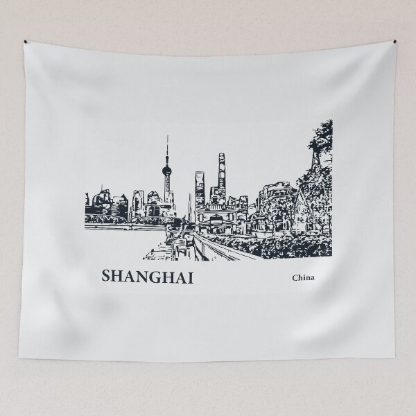 Item preview, Shanghai China designed and sold by Lakeric Cityscapes.