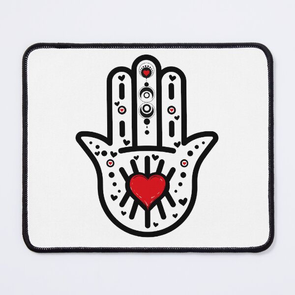 Item preview, Red Heart Hamsa Hand designed and sold by hamsasoul.