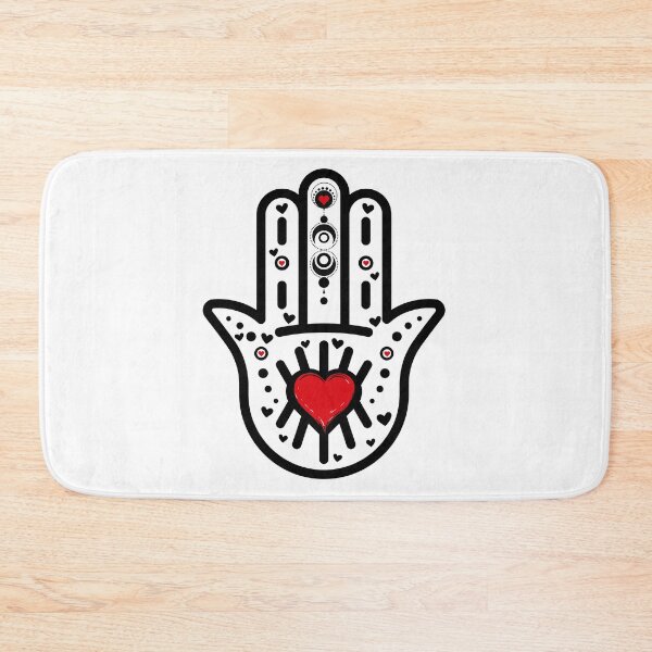 Item preview, Red Heart Hamsa Hand designed and sold by hamsasoul.