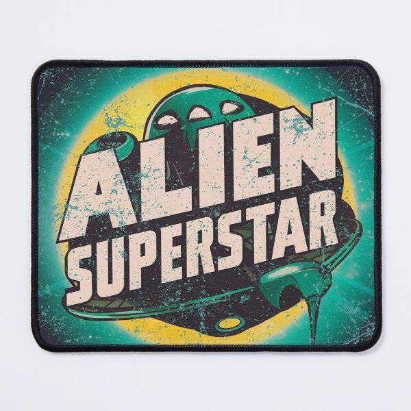 Item preview, classic alien superstar art with green effects designed and sold by BKSARYLIFE.