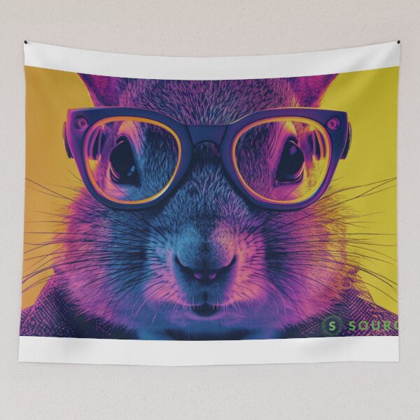 Item preview, Purple Squirrel, up close and personal. designed and sold by sourcecon.