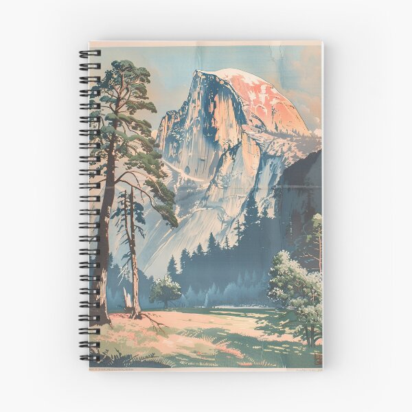 Item preview, Yosemite Ukiyo-e Style Illustration designed and sold by bighorndesignco.