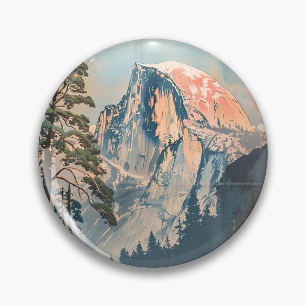 Item preview, Yosemite Ukiyo-e Style Illustration designed and sold by bighorndesignco.