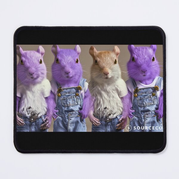 Item preview, Purple squirrels modeling.  designed and sold by sourcecon.