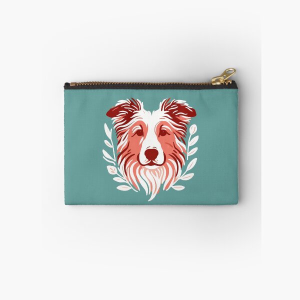 Item preview, Gentle Gaze: Minimalist Red and White Dog Portrait Illustration designed and sold by FarBeyound.