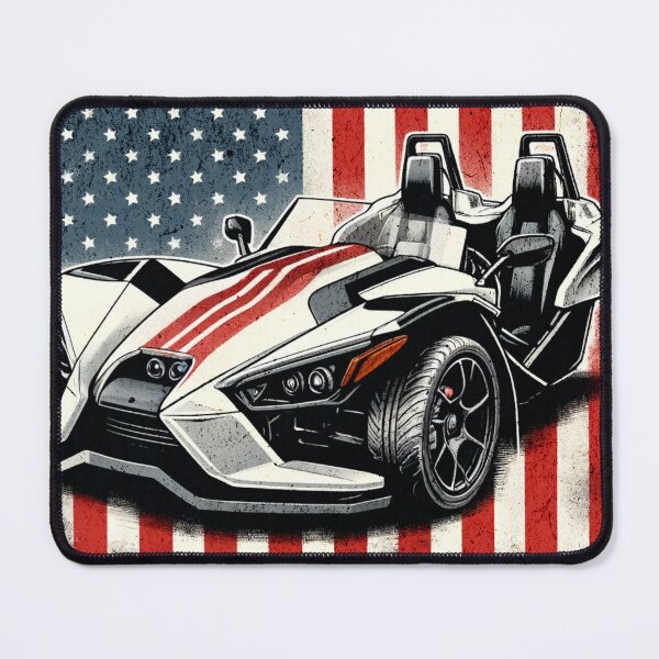 Item preview, American Slingshot Polaris® Slingshot, Patriotic USA Flag Graphic designed and sold by boujeedrpc.