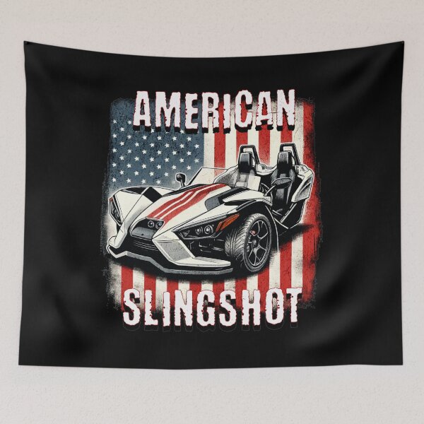Item preview, American Slingshot Polaris® Slingshot, Patriotic USA Flag Graphic designed and sold by boujeedrpc.