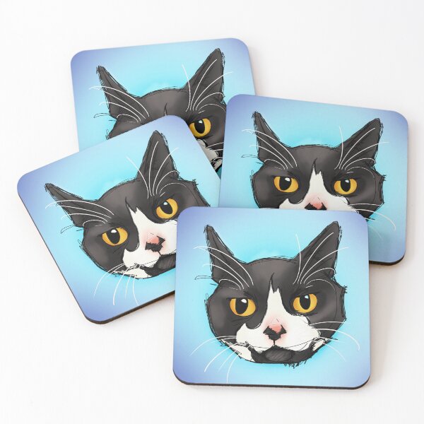 Item preview, Dudley the cat designed and sold by Made-by-Anxiety.