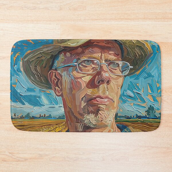 Item preview, Bill McKibben | Painting in the style of Vincent van Gogh designed and sold by ComicsFactory.