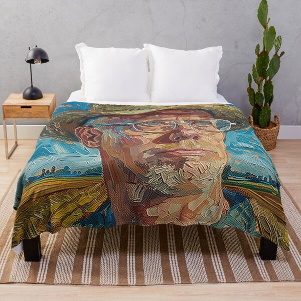 Item preview, Bill McKibben | Painting in the style of Vincent van Gogh designed and sold by ComicsFactory.