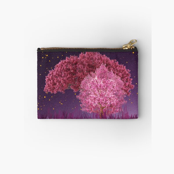 Item preview, Pink trees, Star Filled Night Sky designed and sold by WhiteSoftPetals.