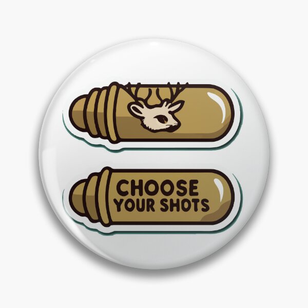 Item preview, Brass Bullet Deer Etching - Choose Your Shots Military Design designed and sold by NiftyWrx.