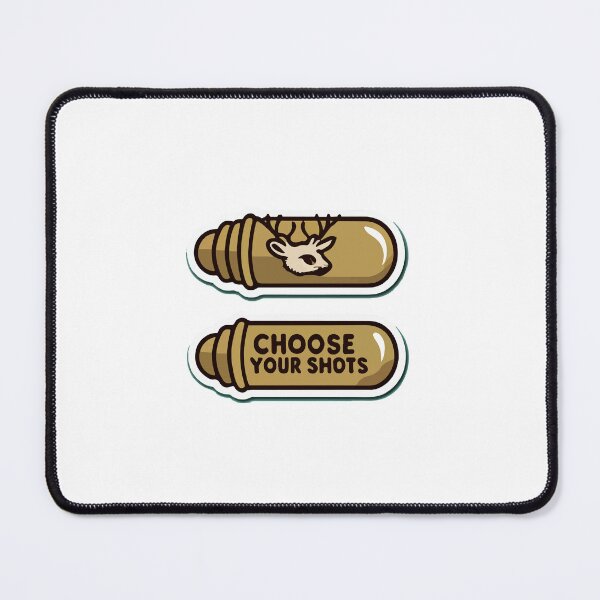 Item preview, Brass Bullet Deer Etching - Choose Your Shots Military Design designed and sold by NiftyWrx.