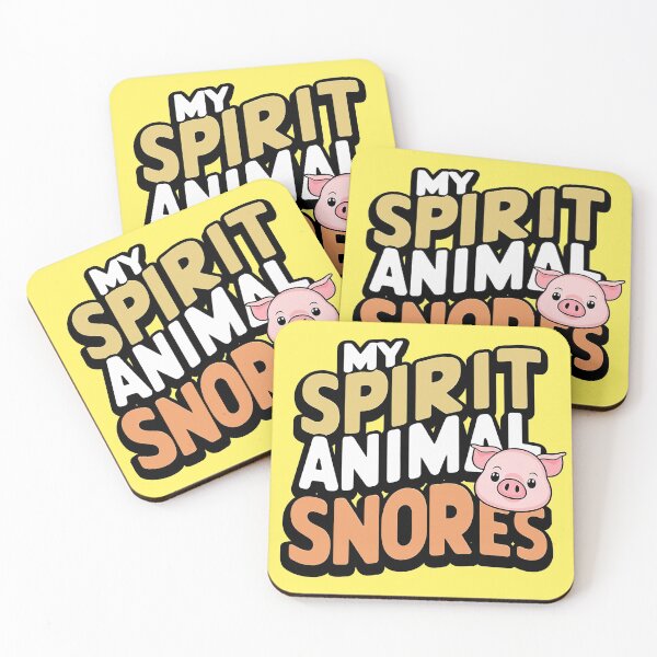 Item preview, My spirit animal snores! designed and sold by DoceVaga.