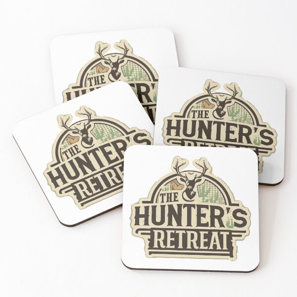 Item preview, The Hunter's Retreat Vintage Lodge Sticker designed and sold by NiftyWrx.