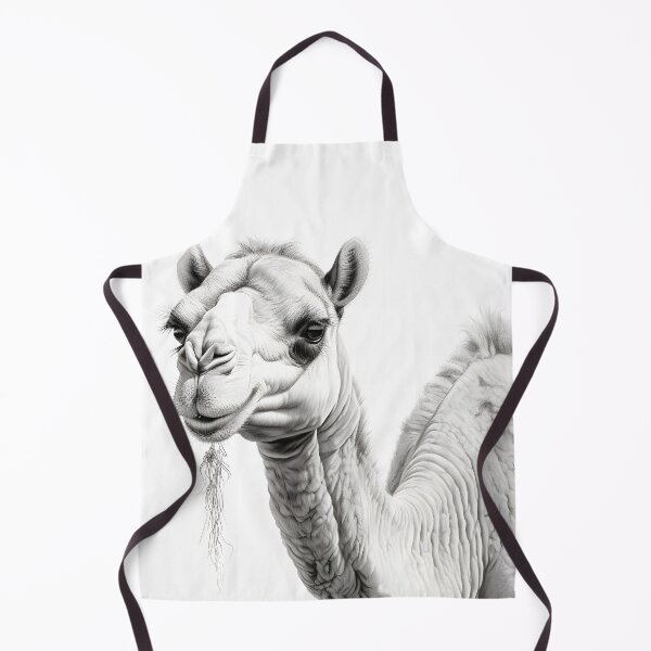 Item preview, Black and white Camel drawing designed and sold by Pencil-Art.