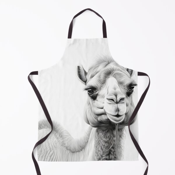 Item preview, Black and white Camel drawing designed and sold by Pencil-Art.