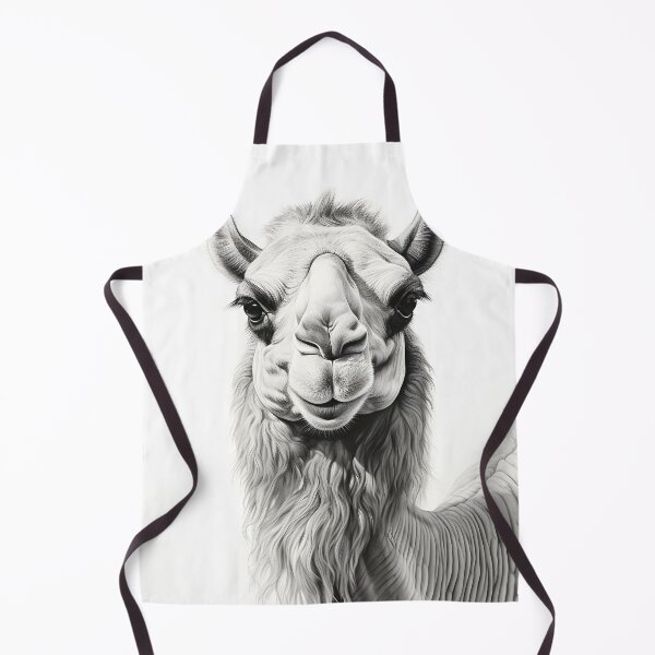 Item preview, Black and white Camel drawing designed and sold by Pencil-Art.